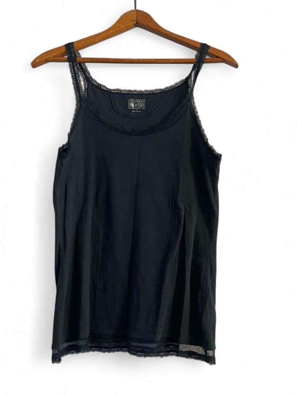 Converse One Star Junior's L Vintage y2k Lace Green Tank Top Twilight Bella Swan